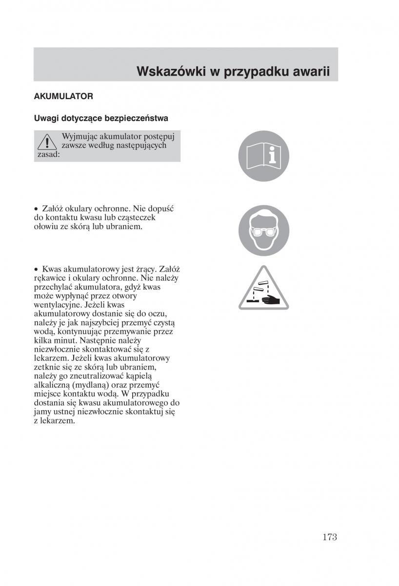 Ford Transit VI 6 instrukcja obslugi / page 175