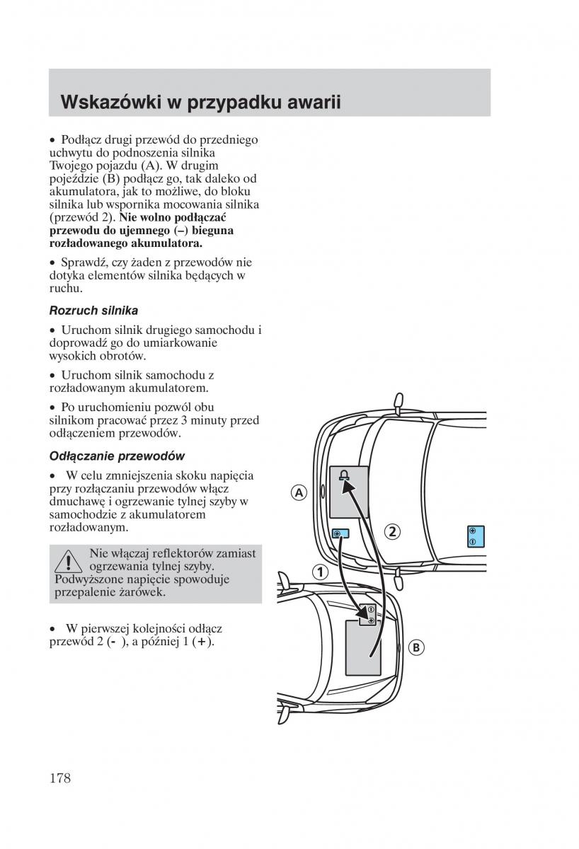 Ford Transit VI 6 instrukcja obslugi / page 180