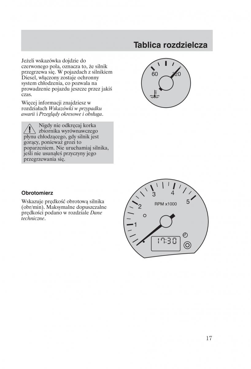 Ford Transit VI 6 instrukcja obslugi / page 19