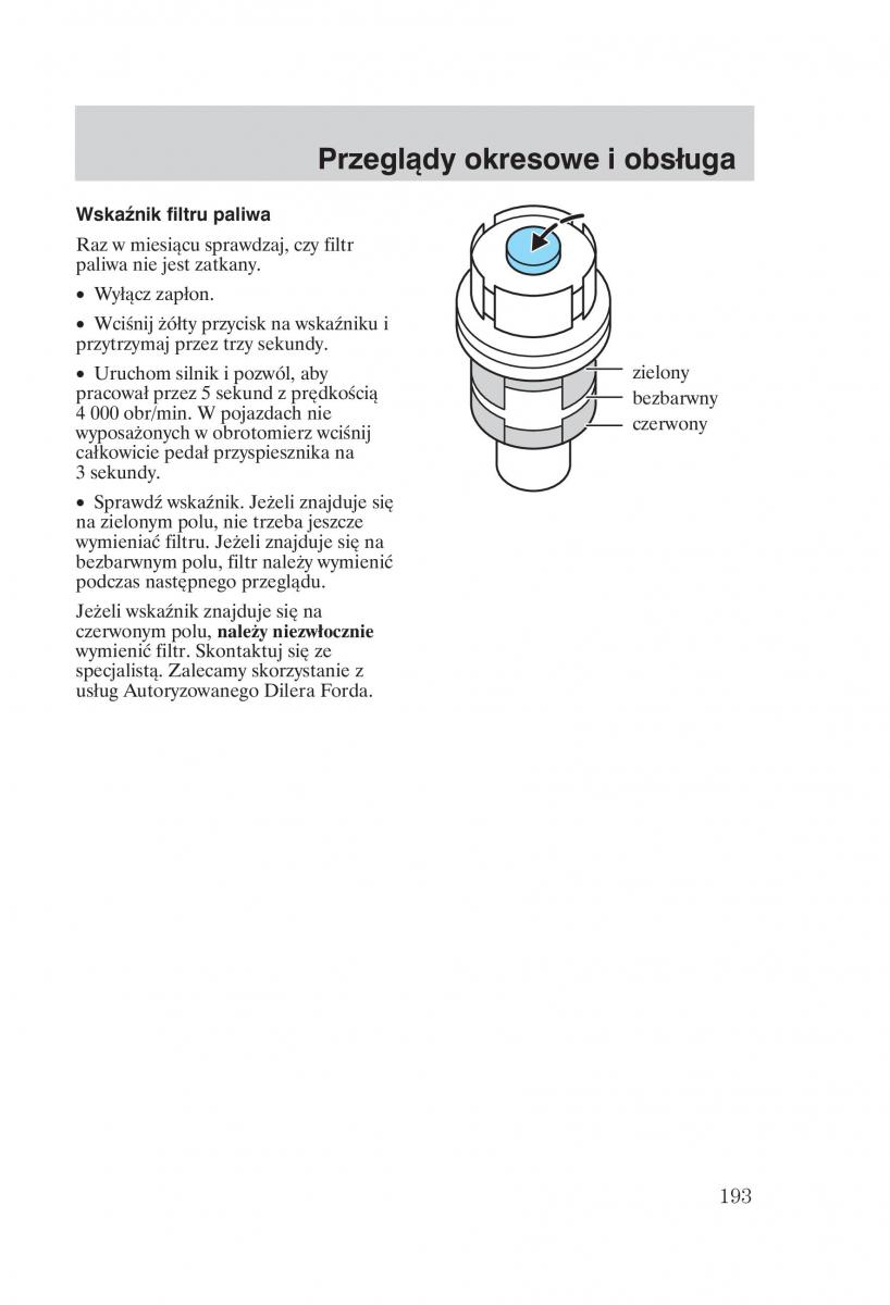 Ford Transit VI 6 instrukcja obslugi / page 195