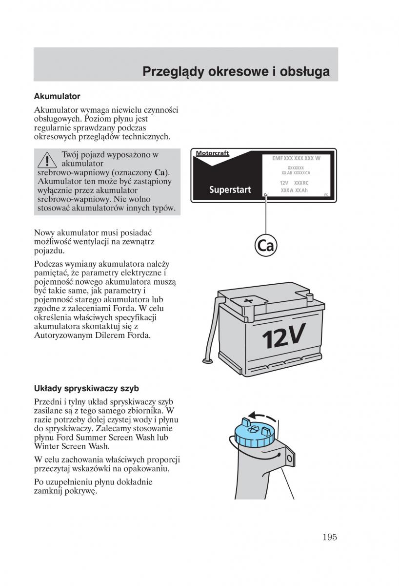 Ford Transit VI 6 instrukcja obslugi / page 197