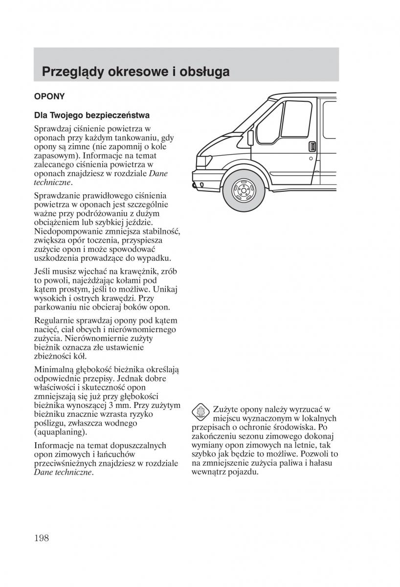 Ford Transit VI 6 instrukcja obslugi / page 200