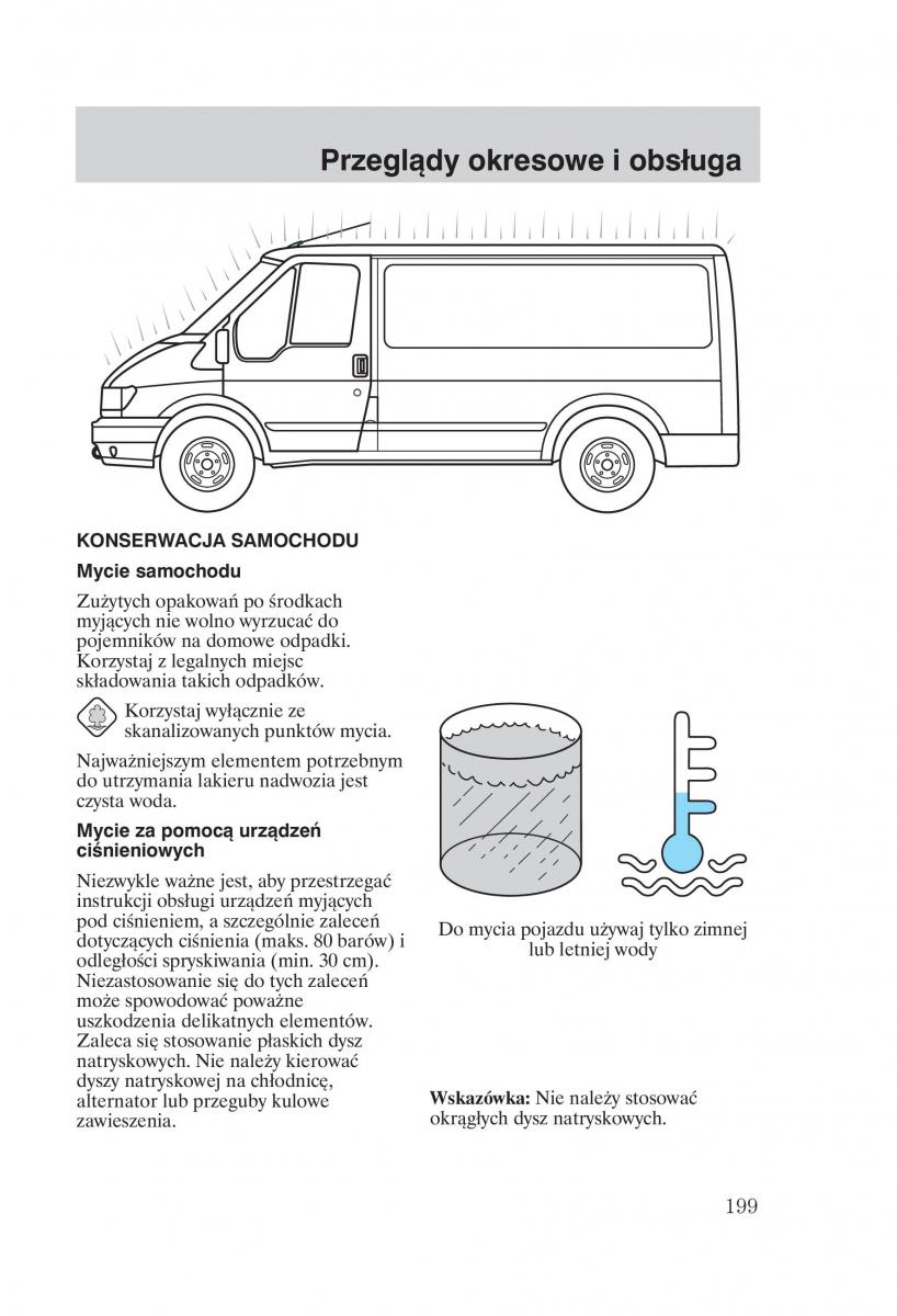 Ford Transit VI 6 instrukcja obslugi / page 201