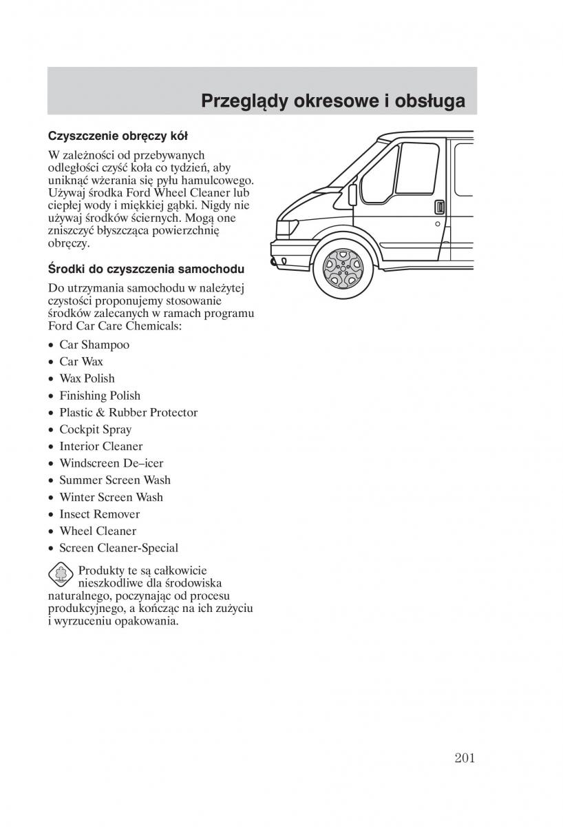 Ford Transit VI 6 instrukcja obslugi / page 203