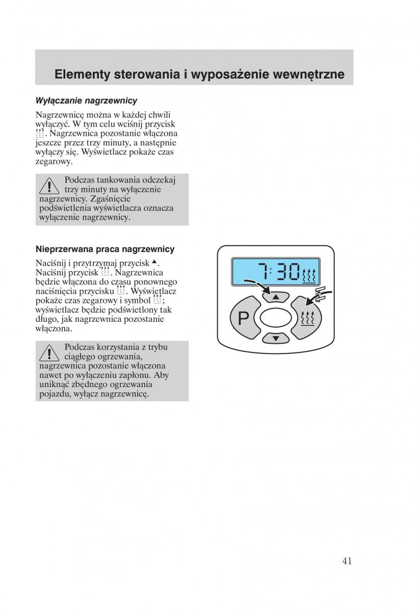 Ford Transit VI 6 instrukcja obslugi / page 43