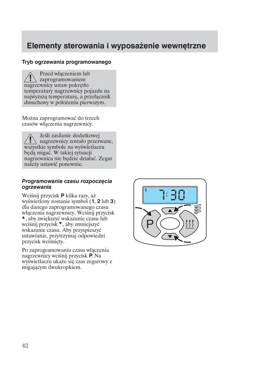 Ford Transit VI 6 instrukcja obslugi / page 44