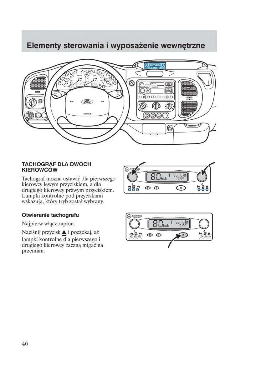 Ford Transit VI 6 instrukcja obslugi / page 48