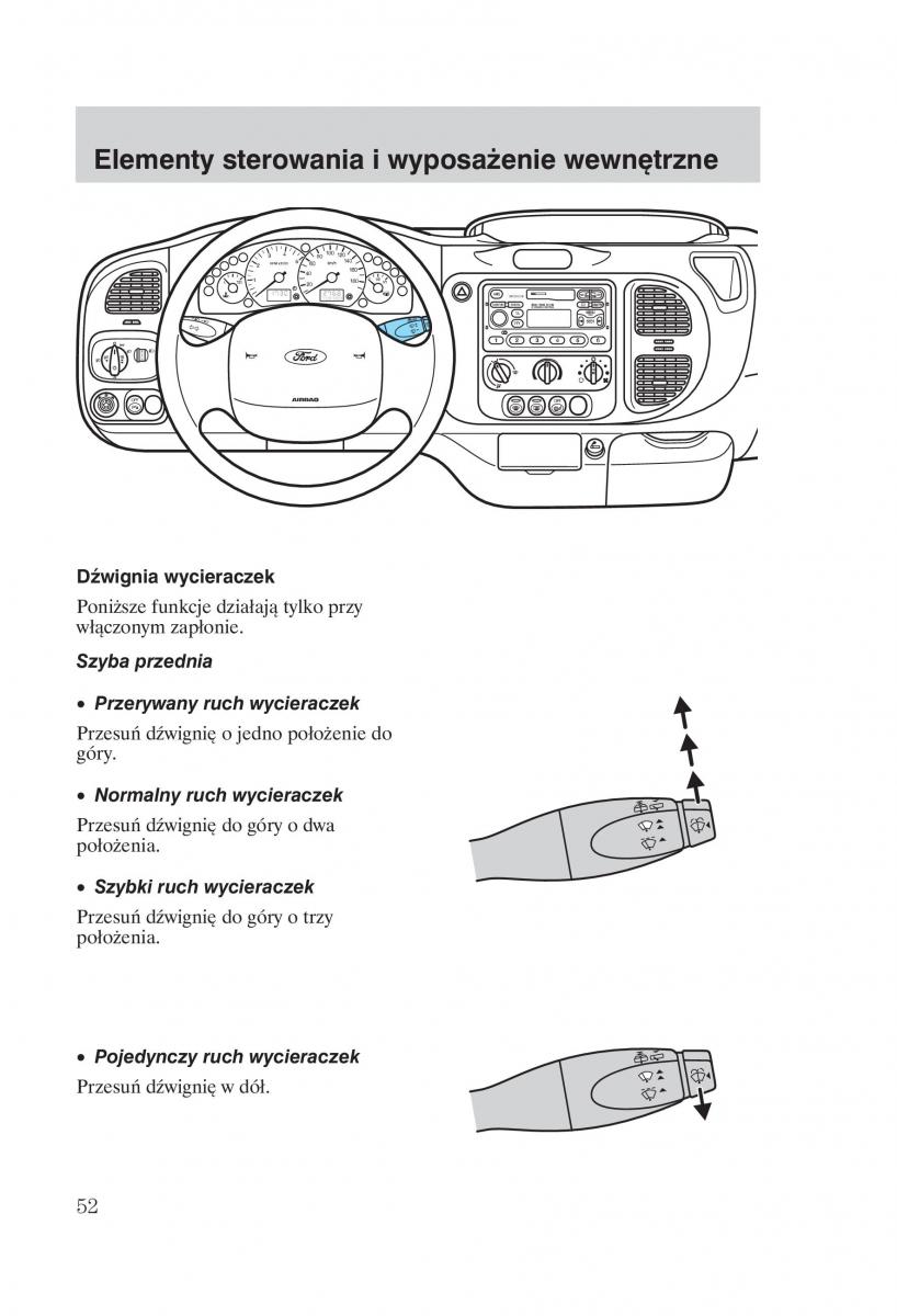 Ford Transit VI 6 instrukcja obslugi / page 54