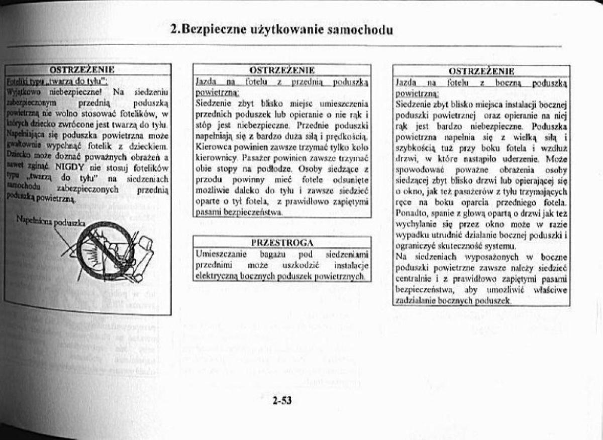 Mazda Premacy I 1 instrukcja obslugi / page 58