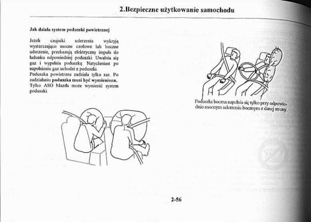 Mazda Premacy I 1 instrukcja obslugi / page 61