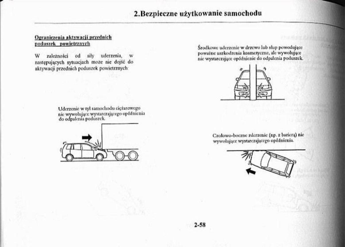 Mazda Premacy I 1 instrukcja obslugi / page 63
