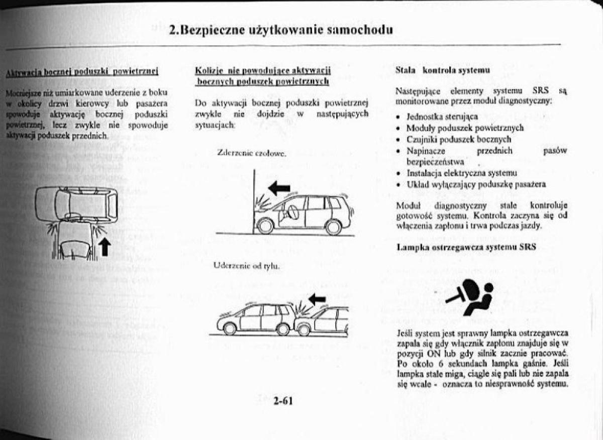 Mazda Premacy I 1 instrukcja obslugi / page 66