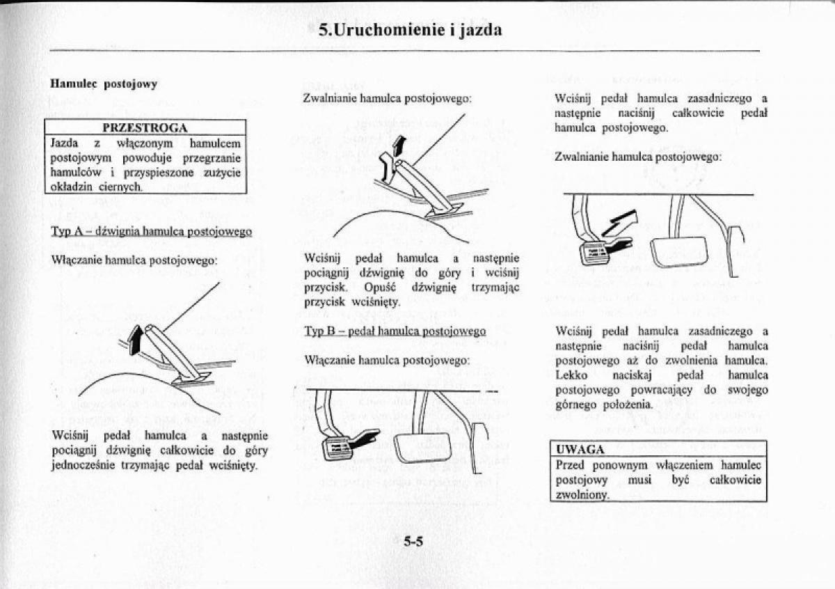 Mazda Premacy I 1 instrukcja obslugi / page 111