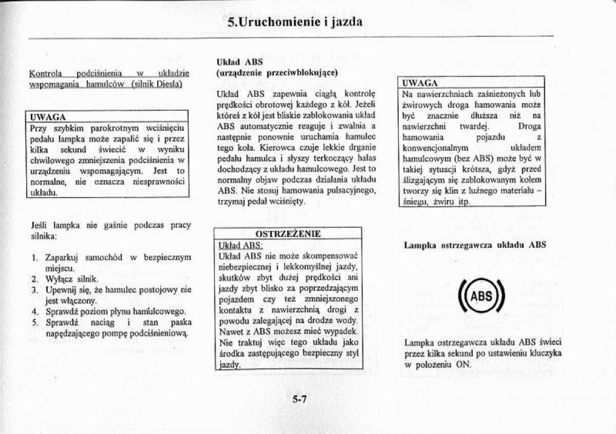 Mazda Premacy I 1 instrukcja obslugi / page 113