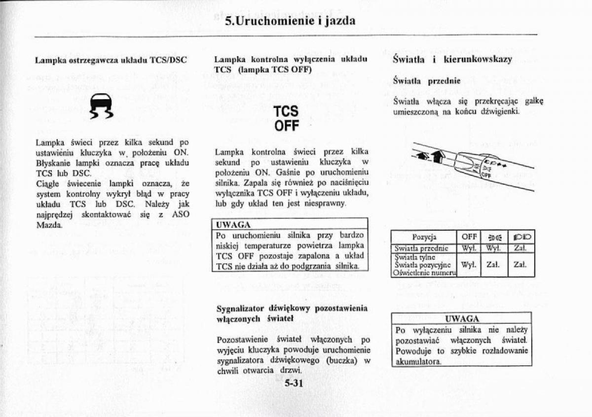 Mazda Premacy I 1 instrukcja obslugi / page 137