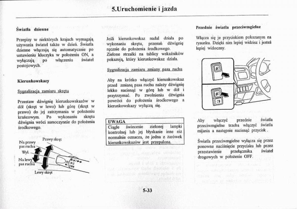 Mazda Premacy I 1 instrukcja obslugi / page 139