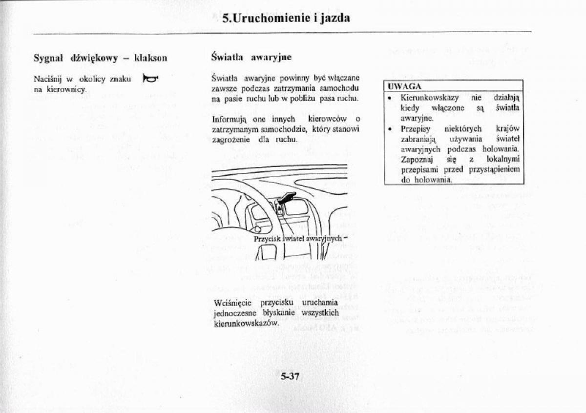 Mazda Premacy I 1 instrukcja obslugi / page 143