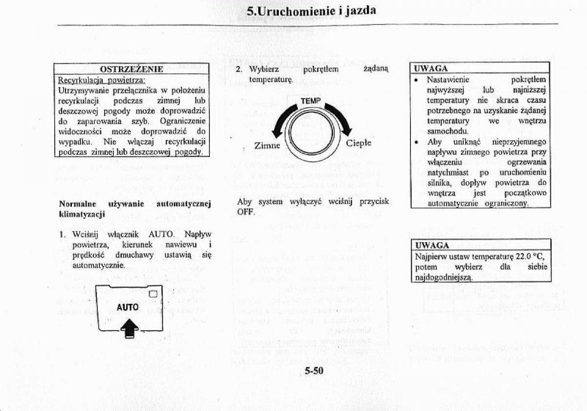 Mazda Premacy I 1 instrukcja obslugi / page 156