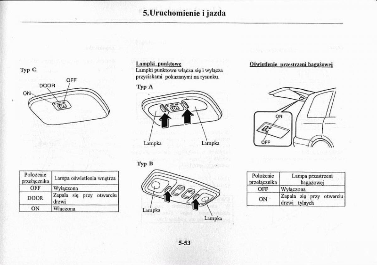 Mazda Premacy I 1 instrukcja obslugi / page 159