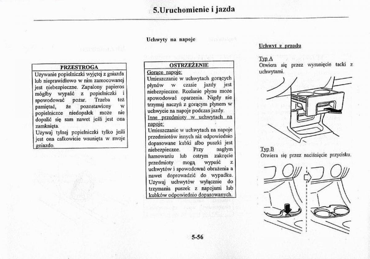 Mazda Premacy I 1 instrukcja obslugi / page 162