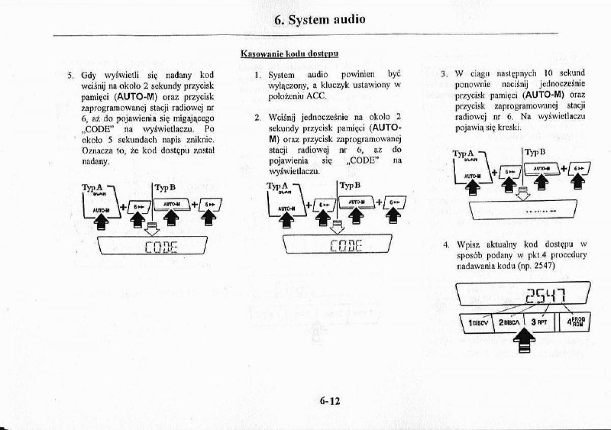 Mazda Premacy I 1 instrukcja obslugi / page 178