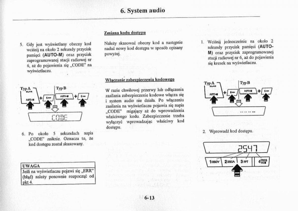 Mazda Premacy I 1 instrukcja obslugi / page 179