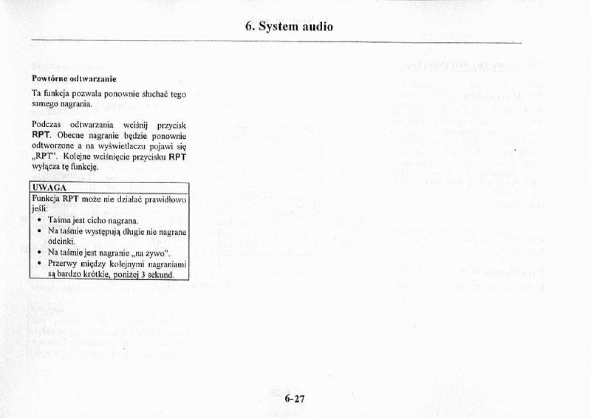 Mazda Premacy I 1 instrukcja obslugi / page 193