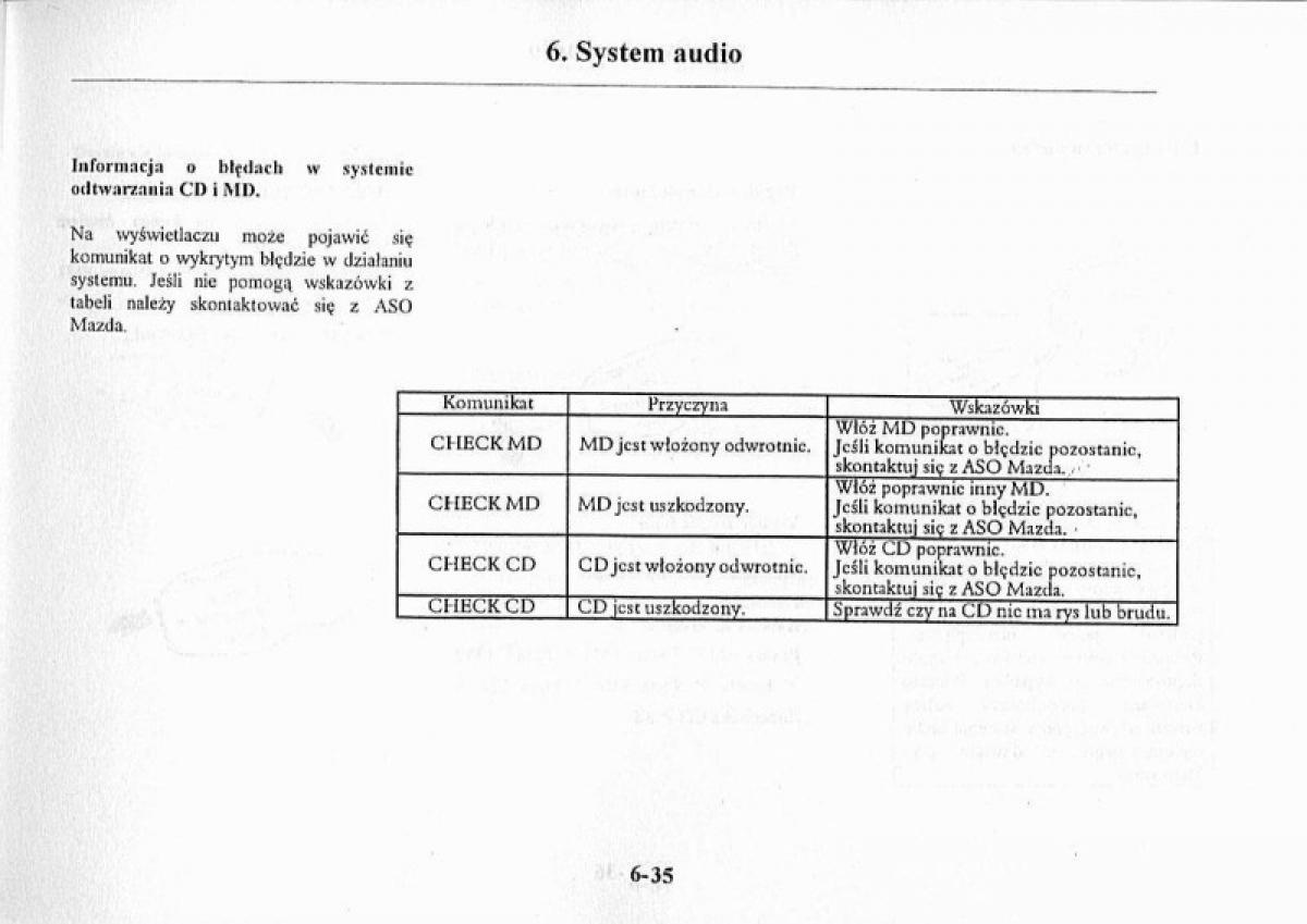 Mazda Premacy I 1 instrukcja obslugi / page 201