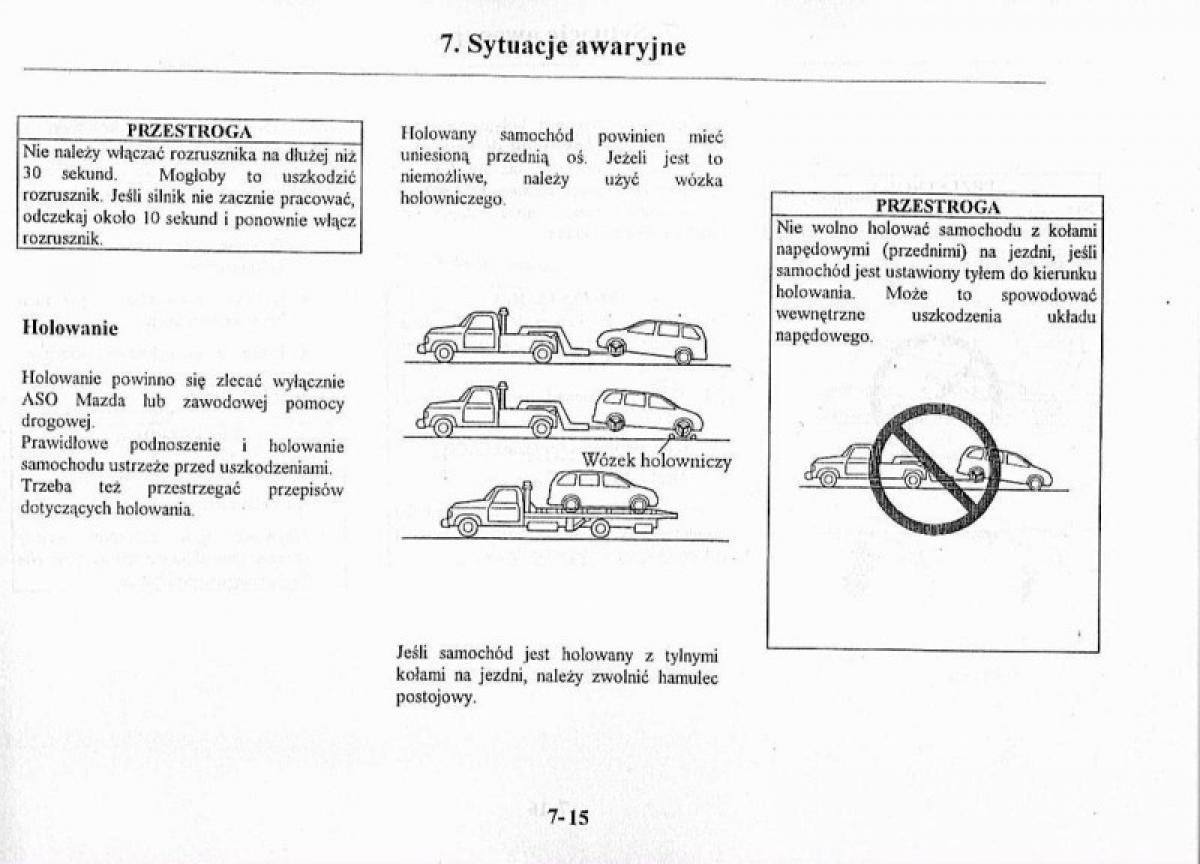 Mazda Premacy I 1 instrukcja obslugi / page 218