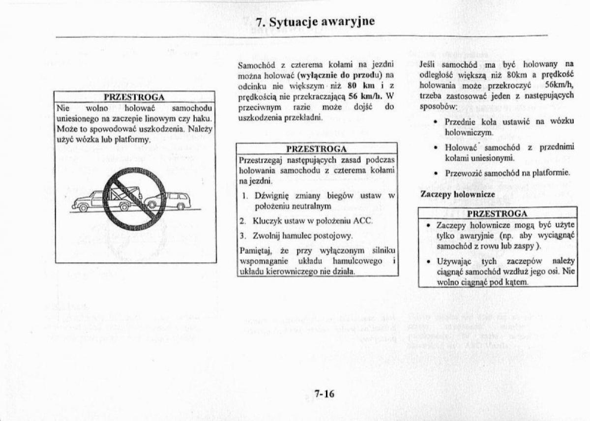 Mazda Premacy I 1 instrukcja obslugi / page 219