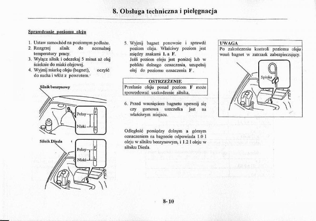 Mazda Premacy I 1 instrukcja obslugi / page 230