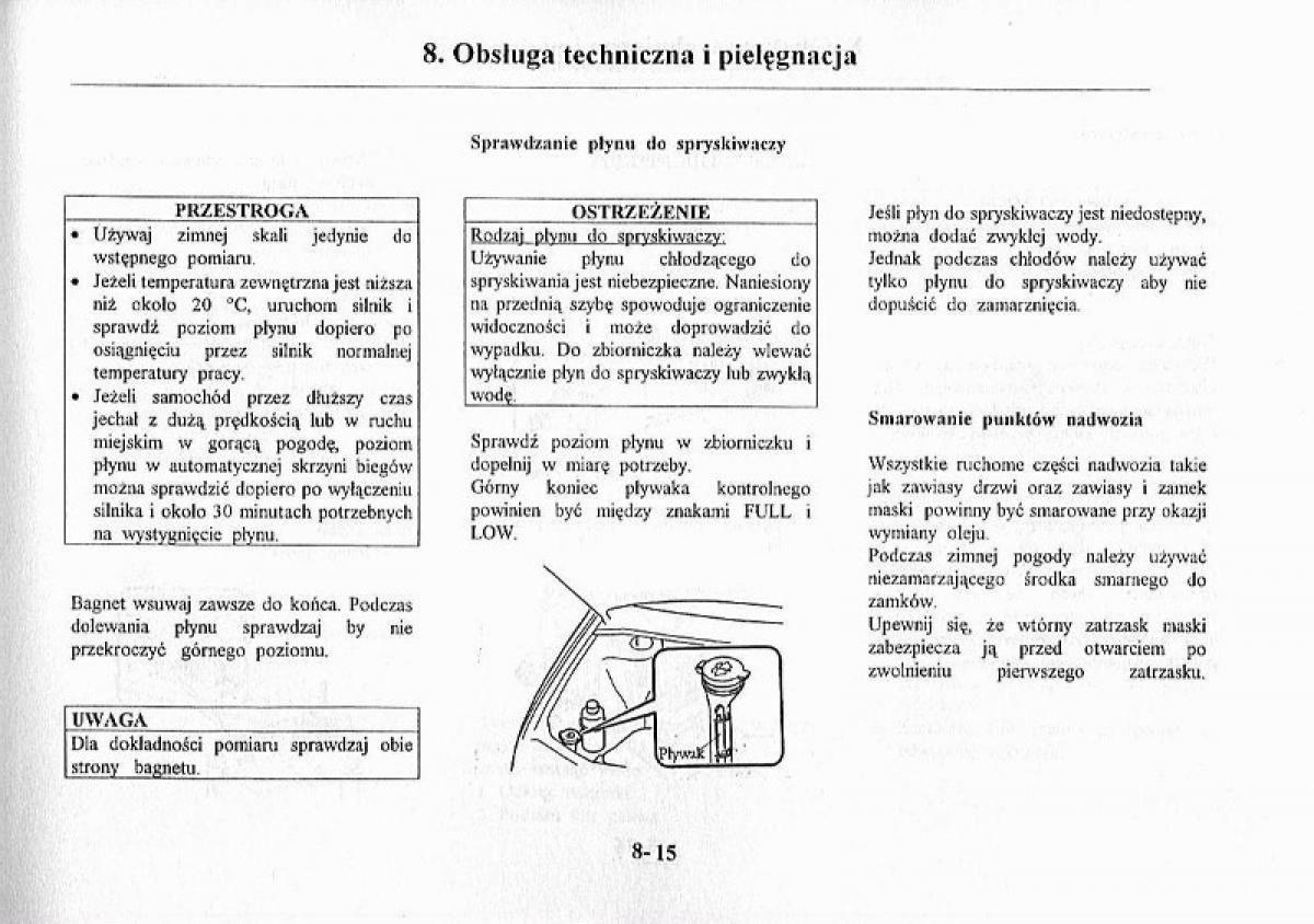 Mazda Premacy I 1 instrukcja obslugi / page 235