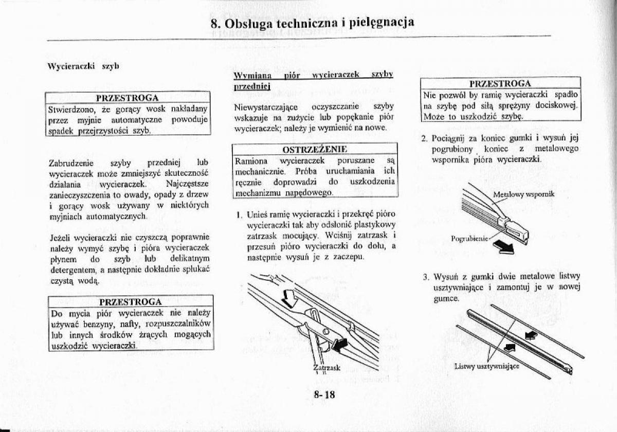 Mazda Premacy I 1 instrukcja obslugi / page 238