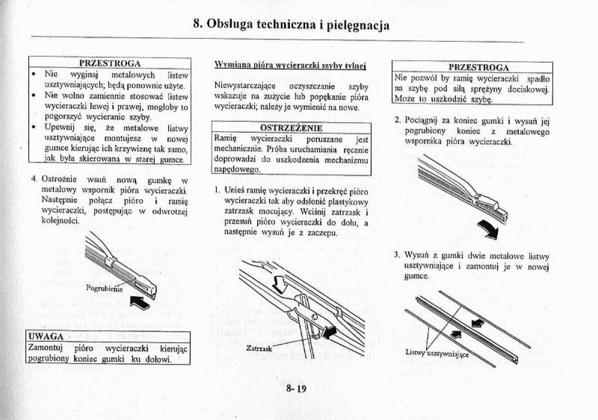 Mazda Premacy I 1 instrukcja obslugi / page 239