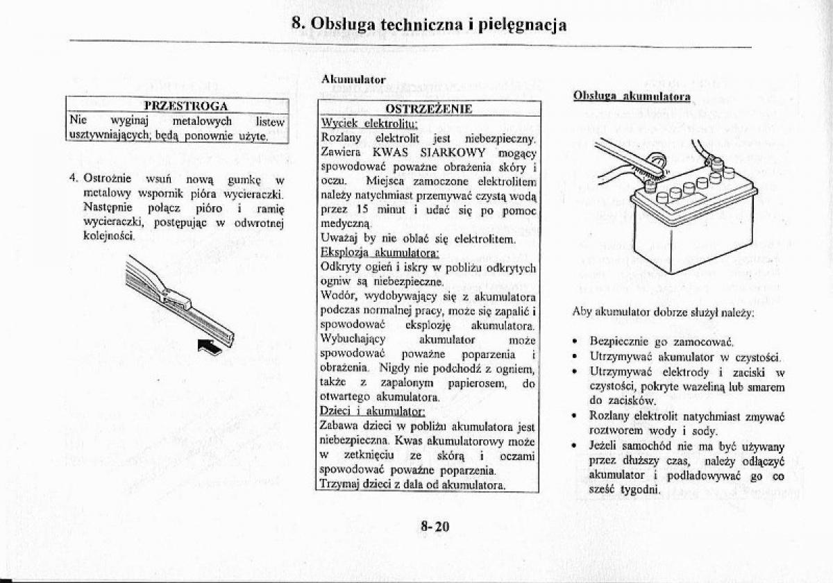 Mazda Premacy I 1 instrukcja obslugi / page 240