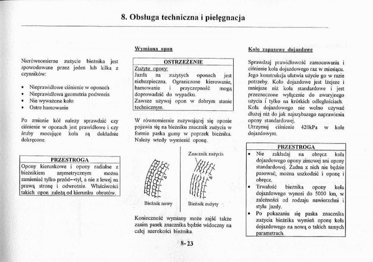 Mazda Premacy I 1 instrukcja obslugi / page 243