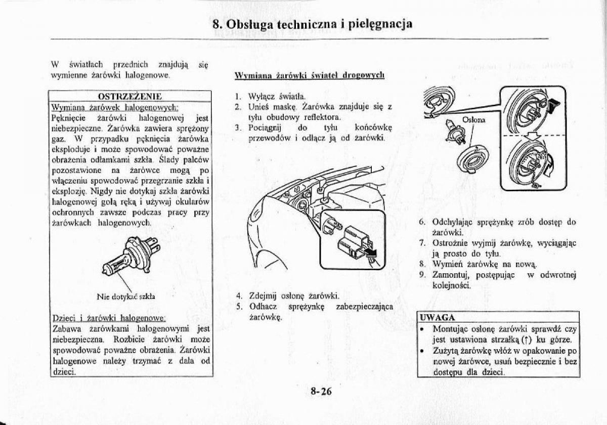 Mazda Premacy I 1 instrukcja obslugi / page 246