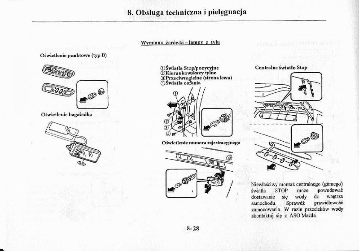 Mazda Premacy I 1 instrukcja obslugi / page 248