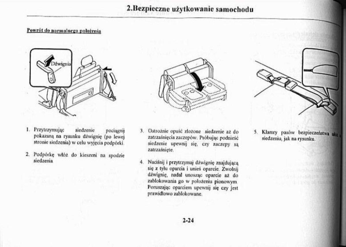 Mazda Premacy I 1 instrukcja obslugi / page 29