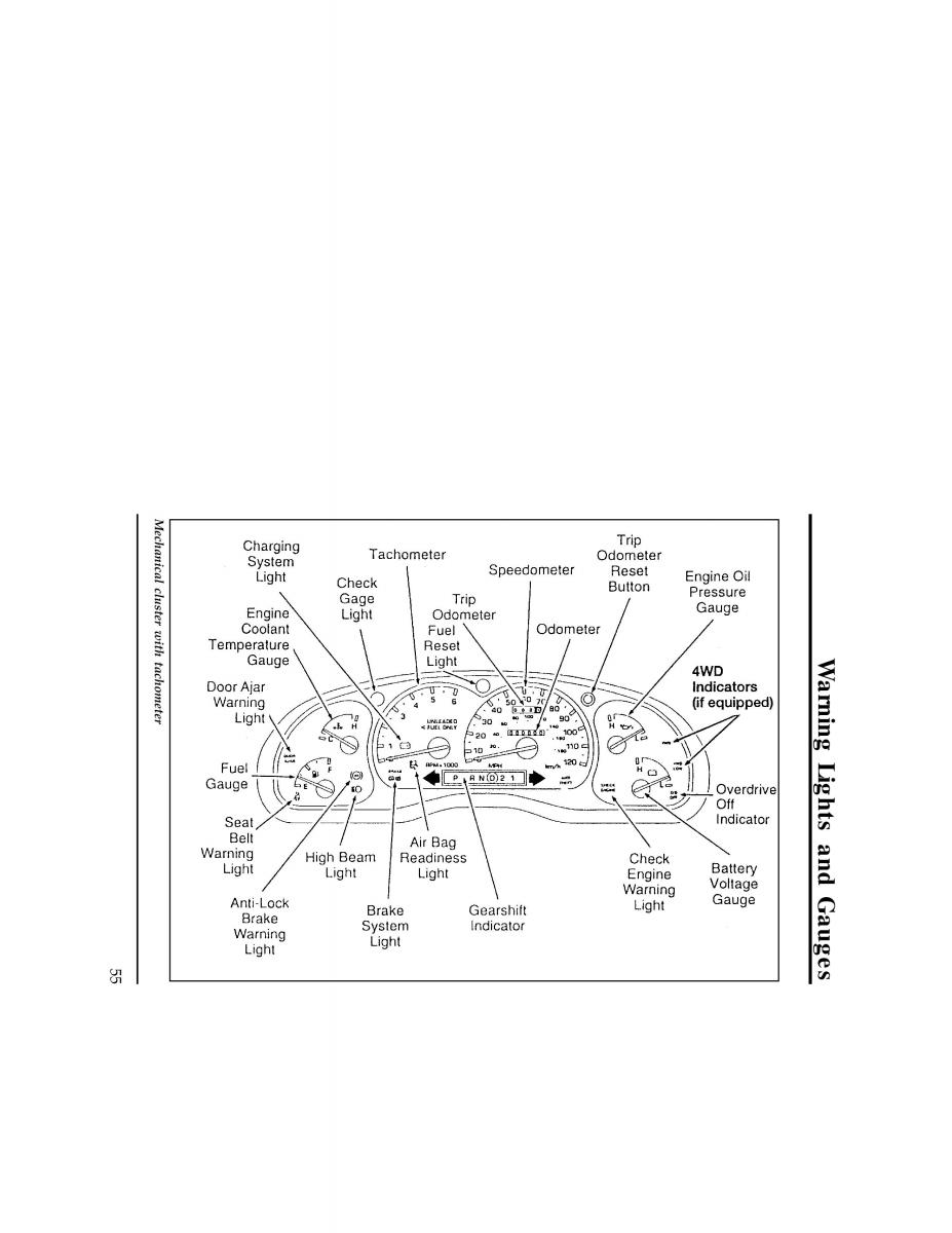 Ford Ranger owners manual / page 56