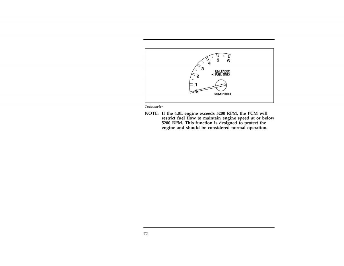 Ford Ranger owners manual / page 73