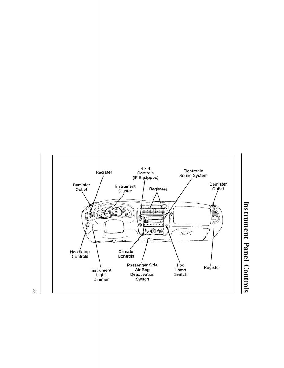 Ford Ranger owners manual / page 74