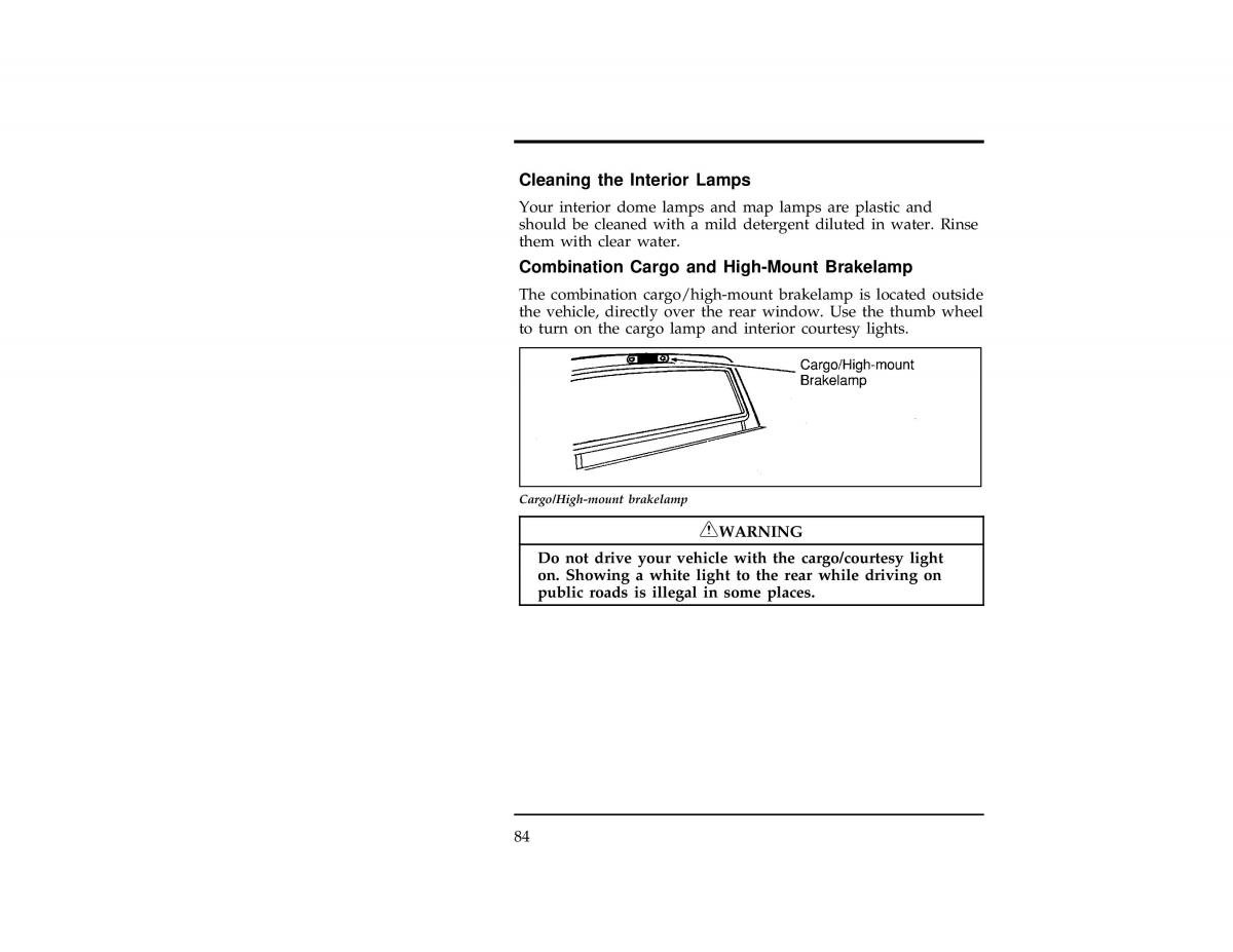 Ford Ranger owners manual / page 85