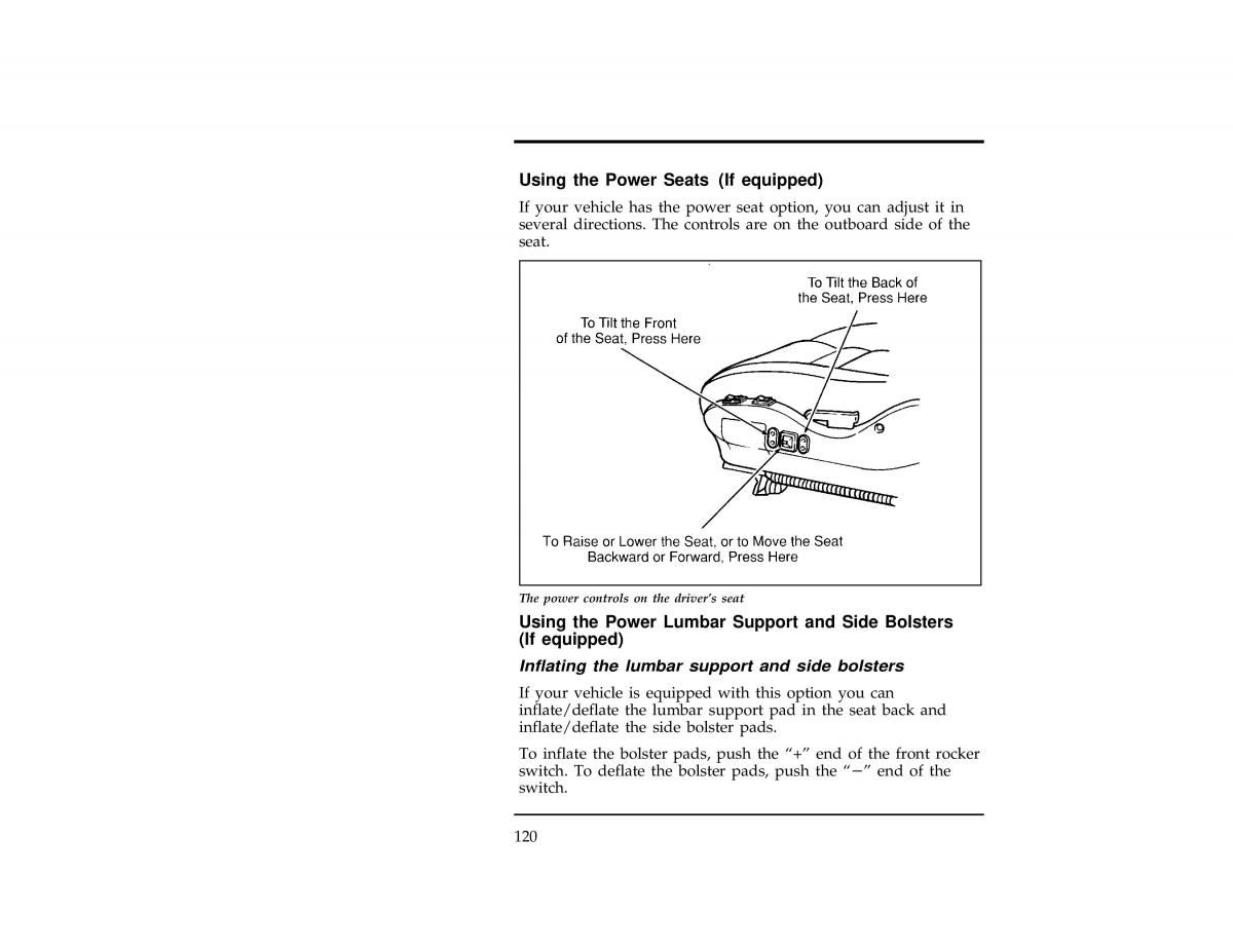 Ford Ranger owners manual / page 120