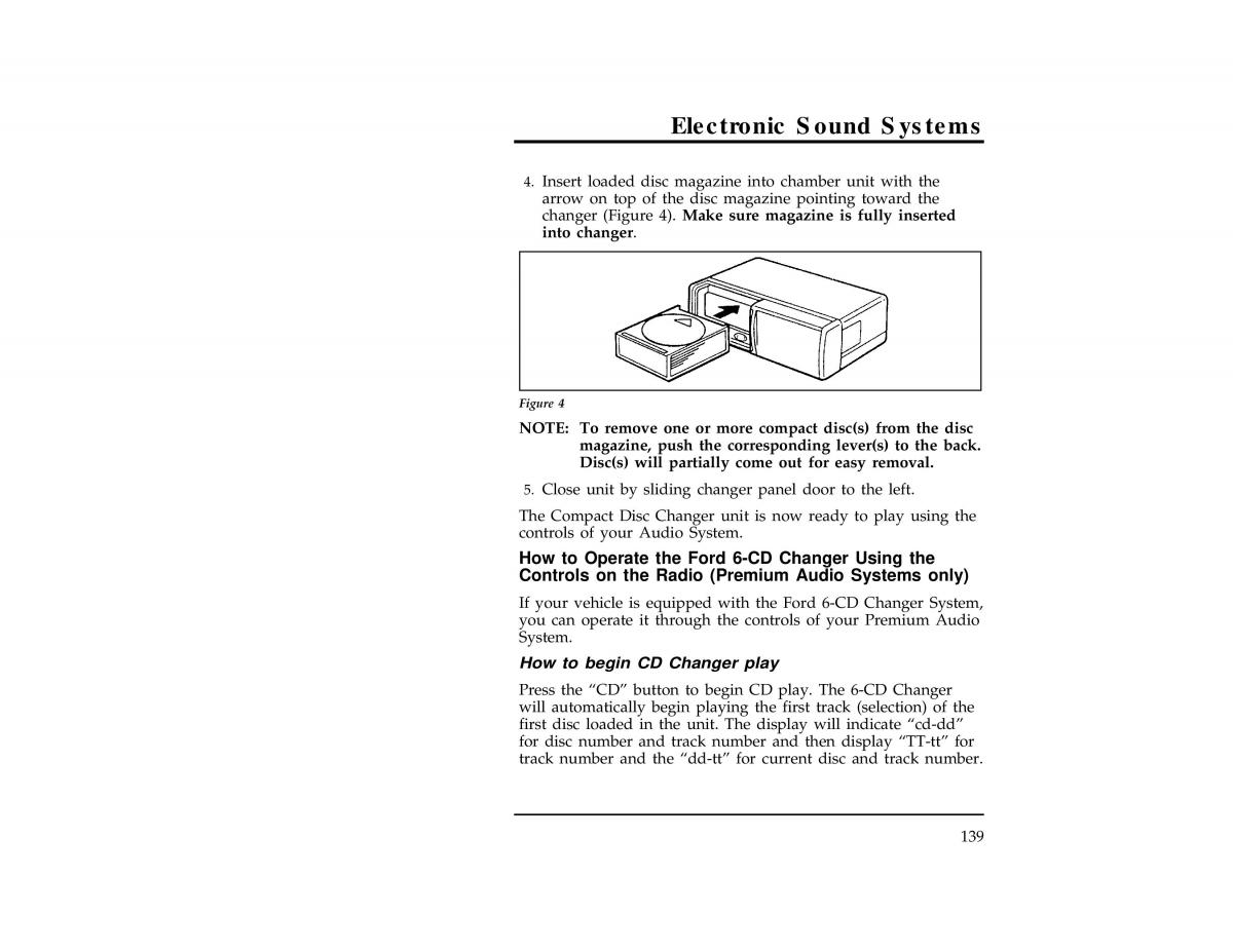 Ford Ranger owners manual / page 139