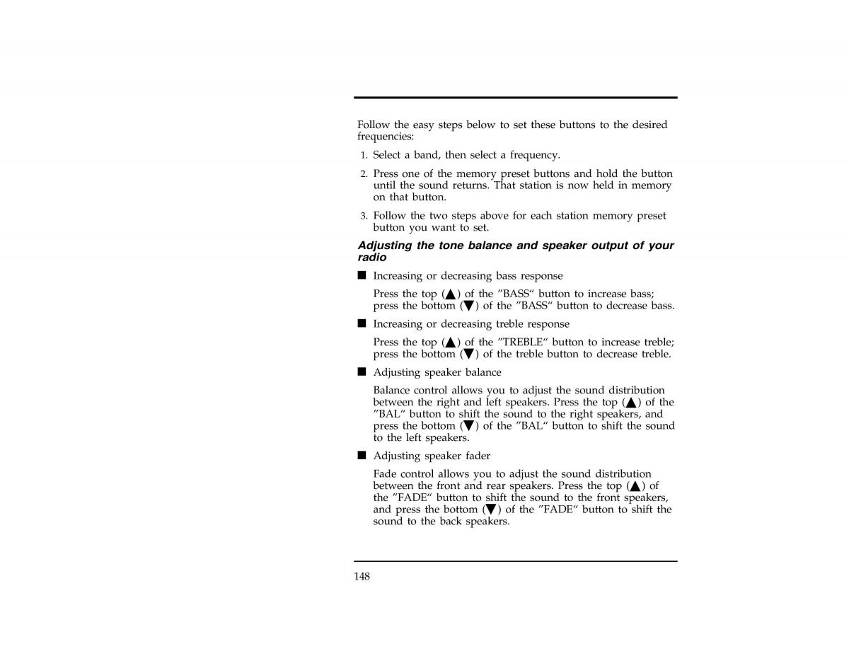 Ford Ranger owners manual / page 148