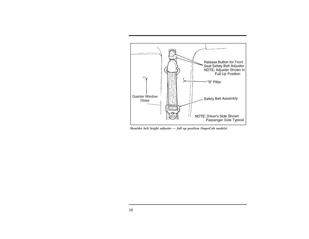 Ford Ranger owners manual / page 20