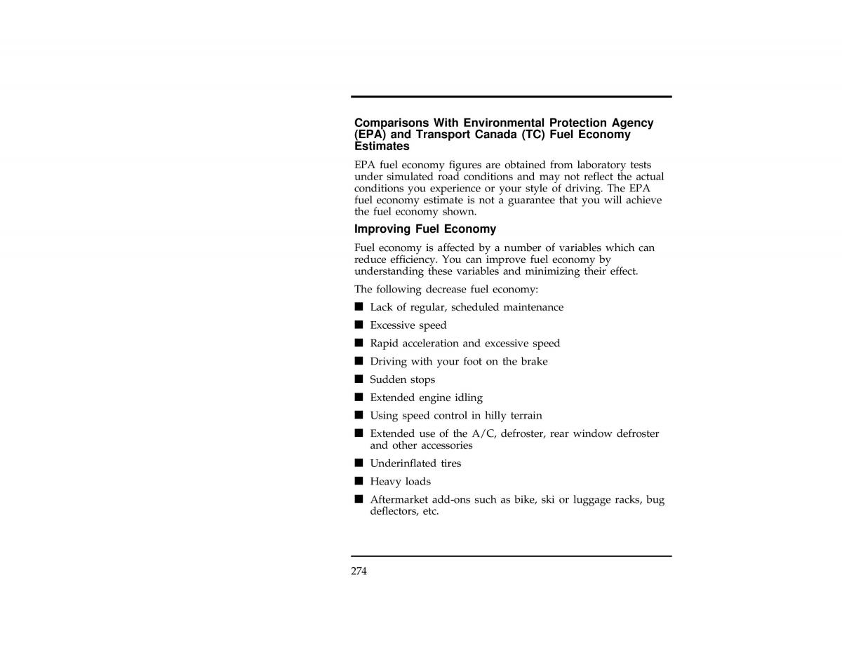 Ford Ranger owners manual / page 273