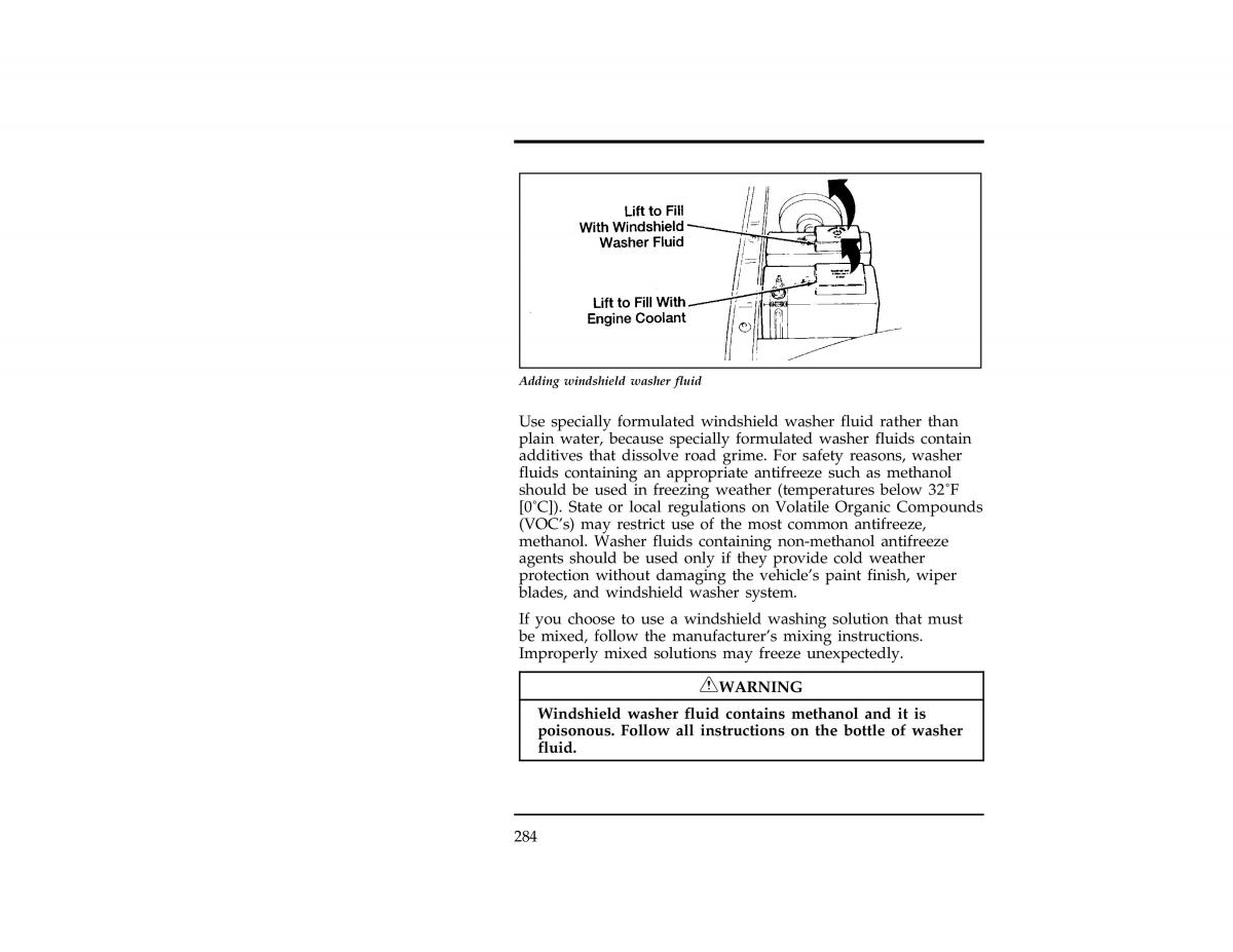 Ford Ranger owners manual / page 283