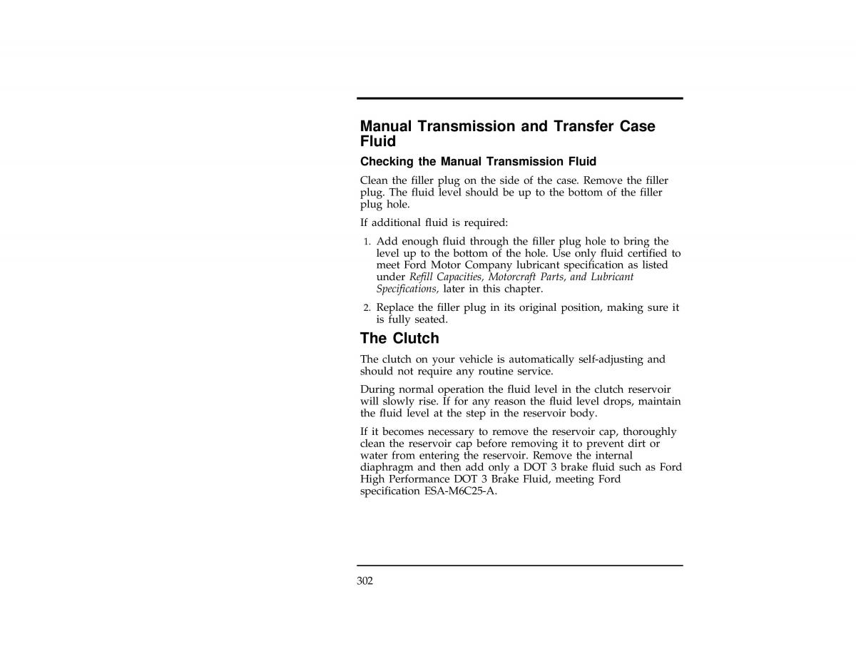 Ford Ranger owners manual / page 301